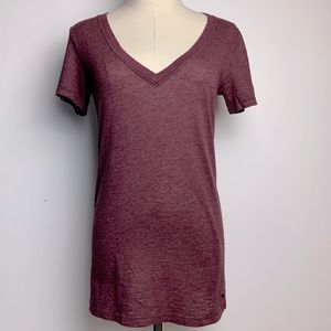 Pink V-Neck Shirt Size S - 3/$10